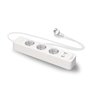 TP-Link Tapo P300 WiFi Smart Power Strip - 3 plugues e 2 portas USB 3.0 - Carregamento rápido de 18 W - Controle de voz - Cabo d