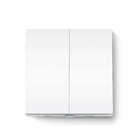 Interruptor de luz inteligente TP-Link Tapo S220 Double WiFi - Controle de aplicativo - Controle de voz - Programação programáve