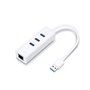 Hub USB 3.0 de 3 portas TP-Link UE330 e adaptador Gigabit Ethernet