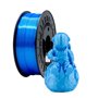 Filamento PLA SILK 3D - Diâmetro 1,75 mm - Bobina de 1 kg - Cor azul