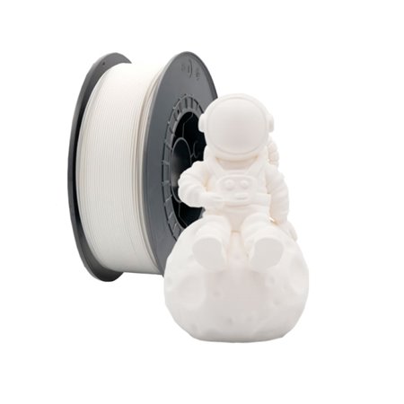 Filamento PLA 3D - Diâmetro 1,75 mm - Bobina de 2,5 kg - Cor branca