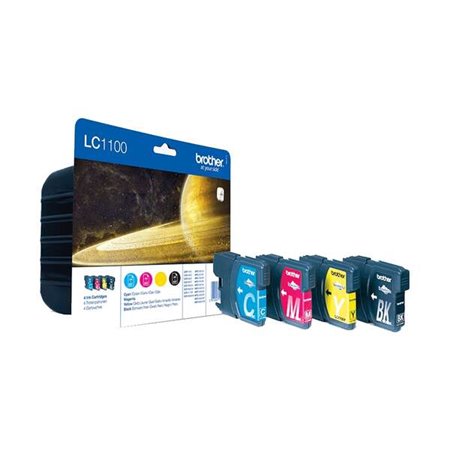 Brother LC1100 Tinteiro original Pack de 4 - LC1100VALBP