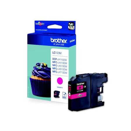 Tinteiro original Brother LC123 Magenta - LC123MBP