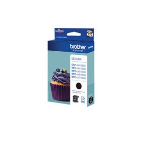 Tinteiro original Brother LC123 Preto - LC123BKBP