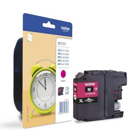 Tinteiro original Brother LC125XL Magenta - LC125XLMBP