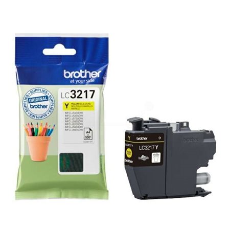 Tinteiro original Brother LC3217 amarelo - LC3217Y