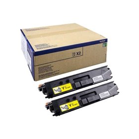 Brother TN329 Toners originais amarelos, Pack de 2 - TN329YTWIN