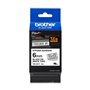 Etiquetas laminadas superadesiva original Brother TZeS211 - Texto preto em fundo branco - 6 mm x 8 m de largura