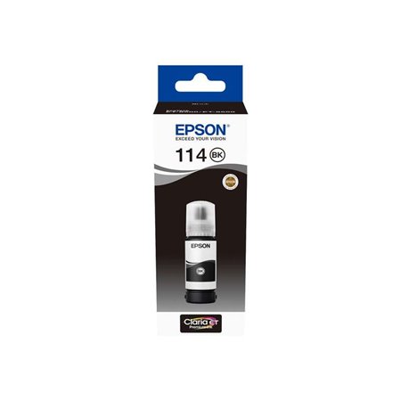 Garrafa pigmentada original Epson 114 preta - C13T07A140