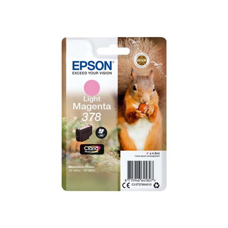 Tinteiro original Epson 378 Magenta Light - C13T37864010