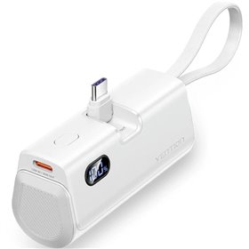 Powerbank 4800mAh Vention FHQW0/ 22.5W/ Branca