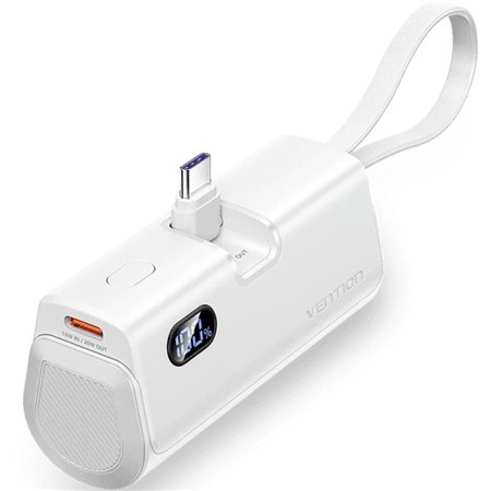 Powerbank 4800mAh Vention FHQW0/ 22.5W/ Branca