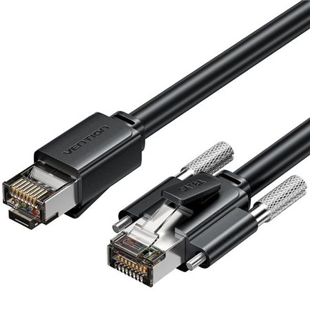 Cabo de Rede RJ45 SFTP Vention IBUBH Cat.6/ 2m/ Preto