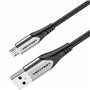 Cabo USB 2.0 Vention COAHH/ MicroUSB Macho - USB Macho/ Até 60W/ 480Mbps/ 2m/ Cinza
