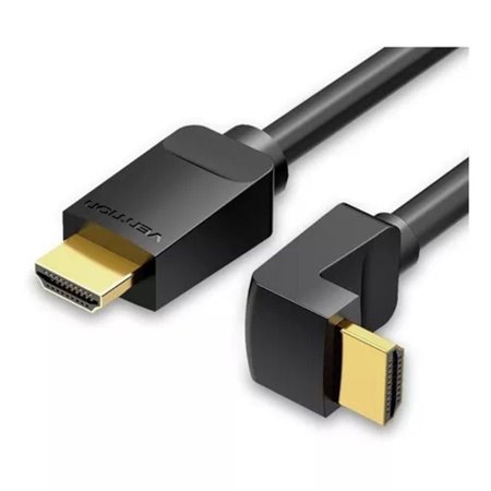Cabo HDMI 2.0 4K Ângulo 90º Vention AARBI/ HDMI Macho - HDMI Macho/ 3m/ Preto