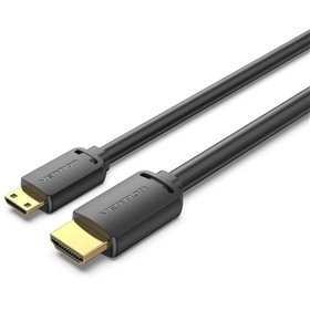 Cabo HDMI 4K Vention AGHBG/ HDMI Macho - Mini HDMI Macho/ 3m/ Preto