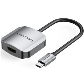 Conversor Vention TDEHB/ USB-C Macho - HDMI Fêmea/ 15cm/ Plata