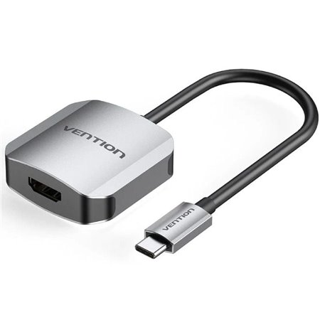 Conversor Vention TDEHB/ USB-C Macho - HDMI Fêmea/ 15cm/ Plata