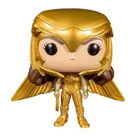 Funko Pop DC Mulher Maravilha 1984 Mulher Maravilha Terno Dourado Asas Estendidas 46661