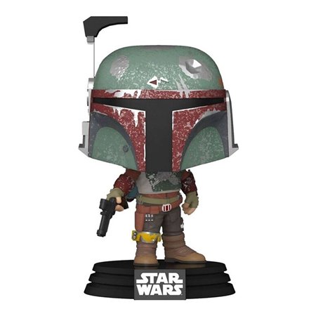 Funko Pop Star Wars The Mandalorian Style Boba Fett Marshal com opção Chase 54522
