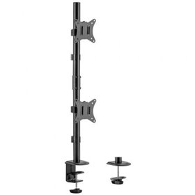 Suporte de mesa Aisens DT32TSR-229 para 2 monitores ou TV/Giratório/Inclinável/Até 9 kg