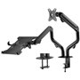 Suporte de mesa giratório/inclinável DTL32TSR-195 para TVs e laptops de 17 a 32 polegadas