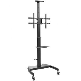Suporte de chão giratório/inclinável Aisens FT70TE-169 com rodas e manivela para TVs de 37 a 70 polegadas/até 50 kg