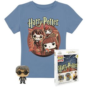 Camiseta Pop & Tee Harry Potter Funko + Trio Tamanho M