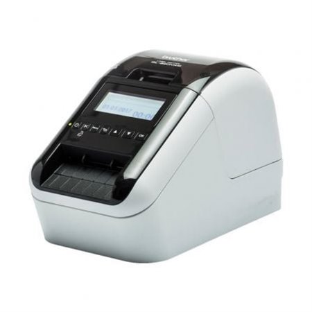 Impressora de etiquetas Brother QL-820NWBC/ Térmica/ Largura da etiqueta 62 mm/ USB-Bluetooth-WiFi-Ethernet/ Branca e preta