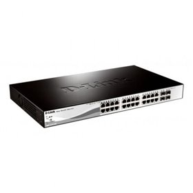 Switch D-Link DGS-1210-28P 28 portas RJ45/ 10/100/1000/ SFT/ PoE