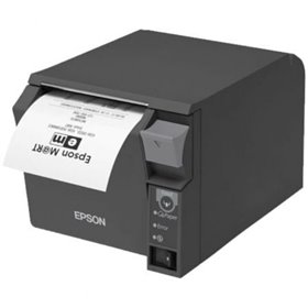 Impressora de bilhetes Epson TM-T70II/ Térmica/ Largura do papel 80 mm/ USB-Ethernet/ Preta