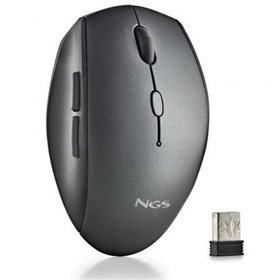 Mouse sem fio NGS Bee Black/ Até 1600 DPI