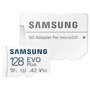 Cartão de memória microSD XC Samsung EVO Plus 2023 128 GB com adaptador/ Classe 10/ 160 MB