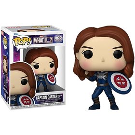 Funko Pop Marvel E se o Capitão Carter Stealth Suit 58653