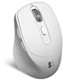 Mouse ergonômico sem fio Subblim Comfort Ergo com bateria dupla e Bluetooth/ 2,4 GHz/ Bateria recarregável/ Até 2400 DPI/ Branco