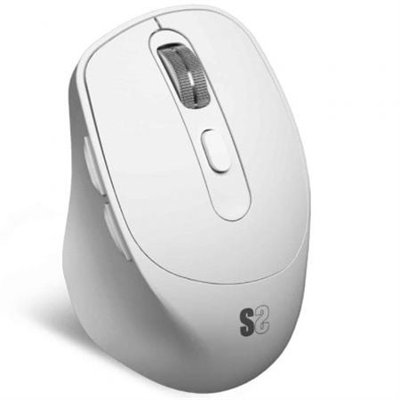 Mouse ergonômico sem fio Subblim Comfort Ergo com bateria dupla e Bluetooth/ 2,4 GHz/ Bateria recarregável/ Até 2400 DPI/ Branco