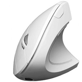 Mouse ergonômico sem fio via Bluetooth/ Subblim Glide Vertical Ergo de 2,4 GHz com bateria dupla/ Bateria recarregável/ Até 1600