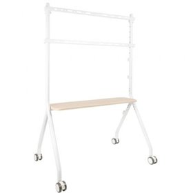 Suporte de chão TooQ iLOVE FS20207M-W com rodas para TVs de 49 a 80 polegadas/até 50 kg