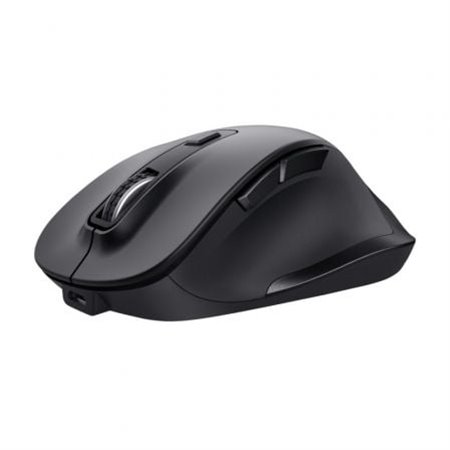 Mouse ergonômico sem fio Trust Fyda Eco / Bateria recarregável / Até 2400 DPI
