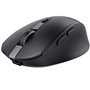 Mouse Bluetooth sem fio compacto Trust Ozaa/ Bateria recarregável/ Até 3200 DPI/ Preto
