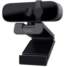 Webcam Trust Tanor/ Foco automático/ 1920 x 1080 Full HD