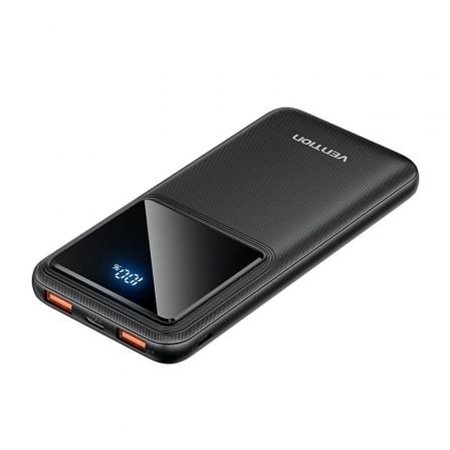Powerbank 10000mAh Vention FHKB0, 22.5W, Preta