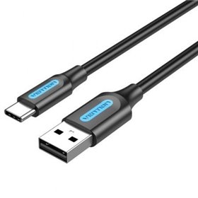 Cabo USB 2.0 Tipo-C Vention COKBD, USB Macho - USB Tipo-C Macho, Até 60W, 480Mbps, 50cm, Cinza