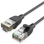Cabo de Rede RJ45 UTP Vention IBIBF Cat.6A, 1m, Preto