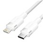 Cabo USB Tipo-C Lightning Vention LALWF, USB Tipo-C Macho - Lightning Macho, 27W, 480Mbps, 1m, Branco