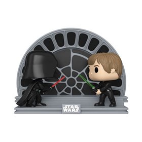 Funko Pop Moment Star Wars Retorno do Jedi 40º aniversário Luke vs Darth Vader 70743