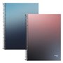 Caderno Premium Capa Dura A4 80 Folhas Pautado Pack 6