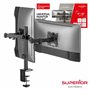 Suporte P/ 2 Monitores Pc 17/32" 2X9Kg Vesa 100/100