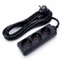 Tomada Elétrica 3X Schuko S/ Interruptor 3M