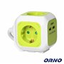 Tomada Elétrica C/ 4 Saídas E 2 Usb-A 1.4M Orno